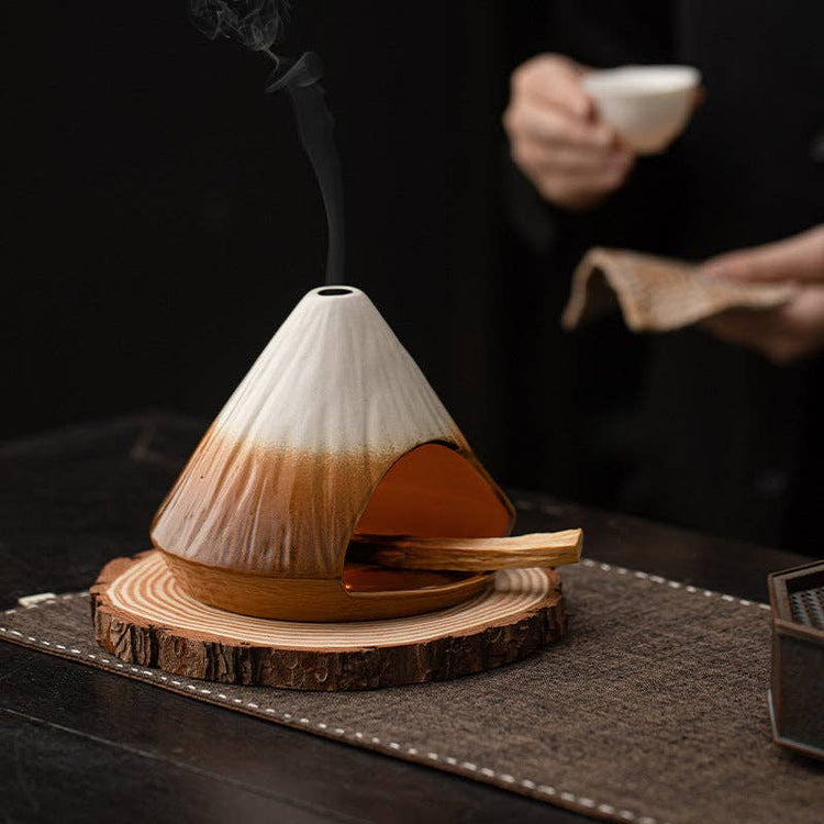 Mount Fuji Incense Fireplace
