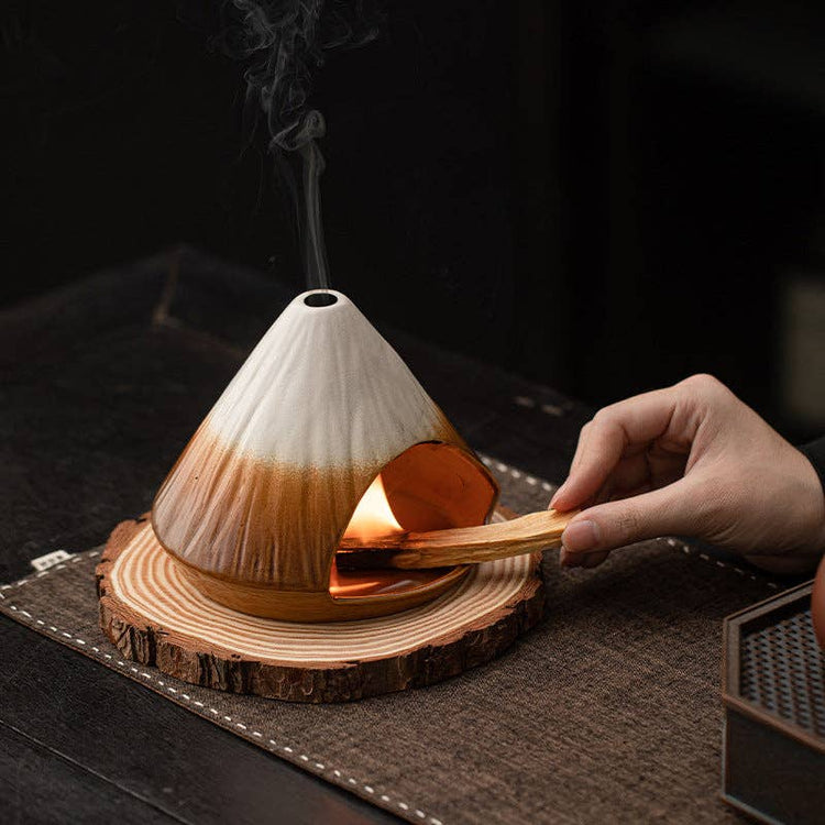 Mount Fuji Incense Fireplace