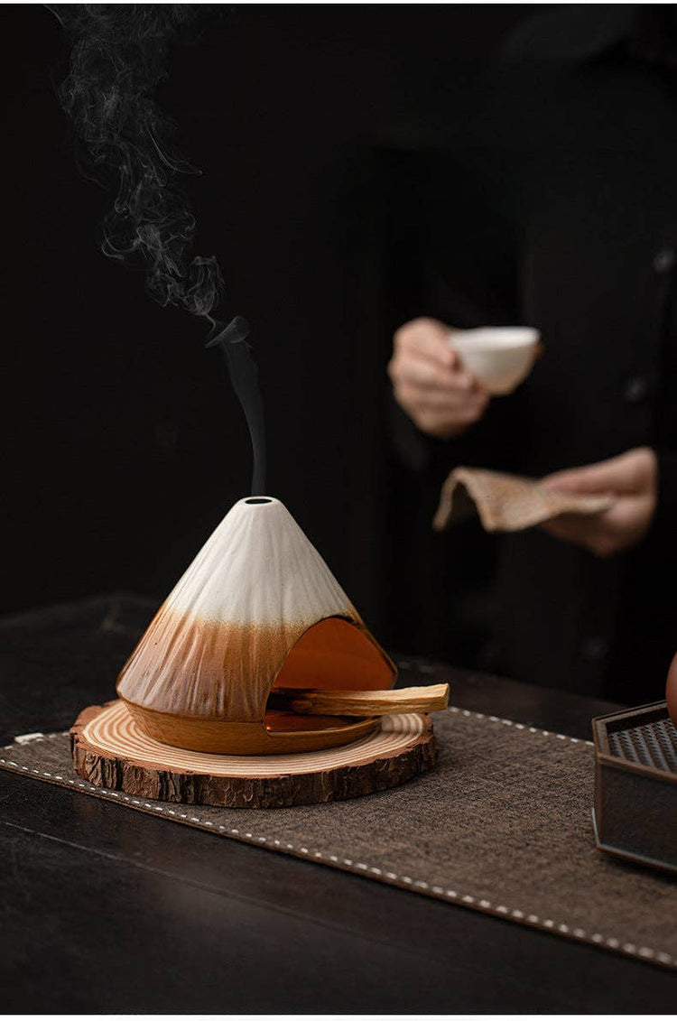 Mount Fuji Incense Fireplace