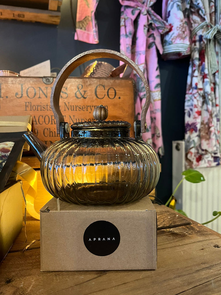 Teapot - Charcoal Ribbed Pearl - 950ml