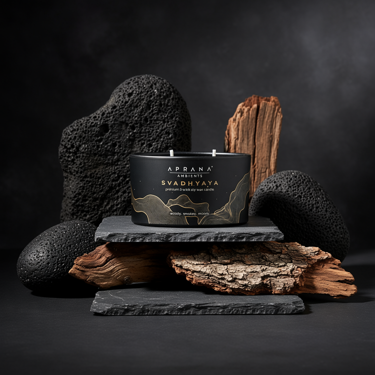 Svadhyaya 3 wick candle