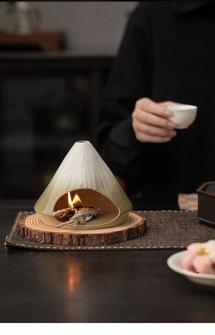 Mount Fuji Incense Fireplace