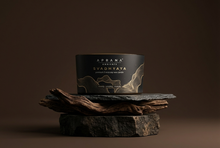 Svadhyaya 3 wick candle