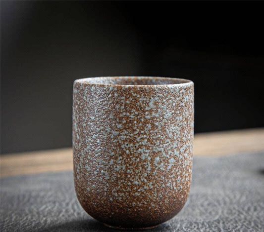 Tea cup - Ceramic Japanese style tea cup: Stone