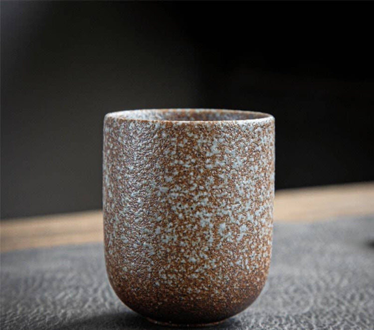 Tea cup - Ceramic Japanese style tea cup: Stone