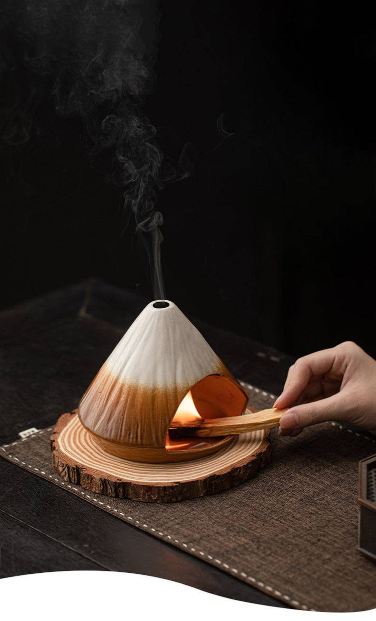 Mount Fuji Incense Fireplace