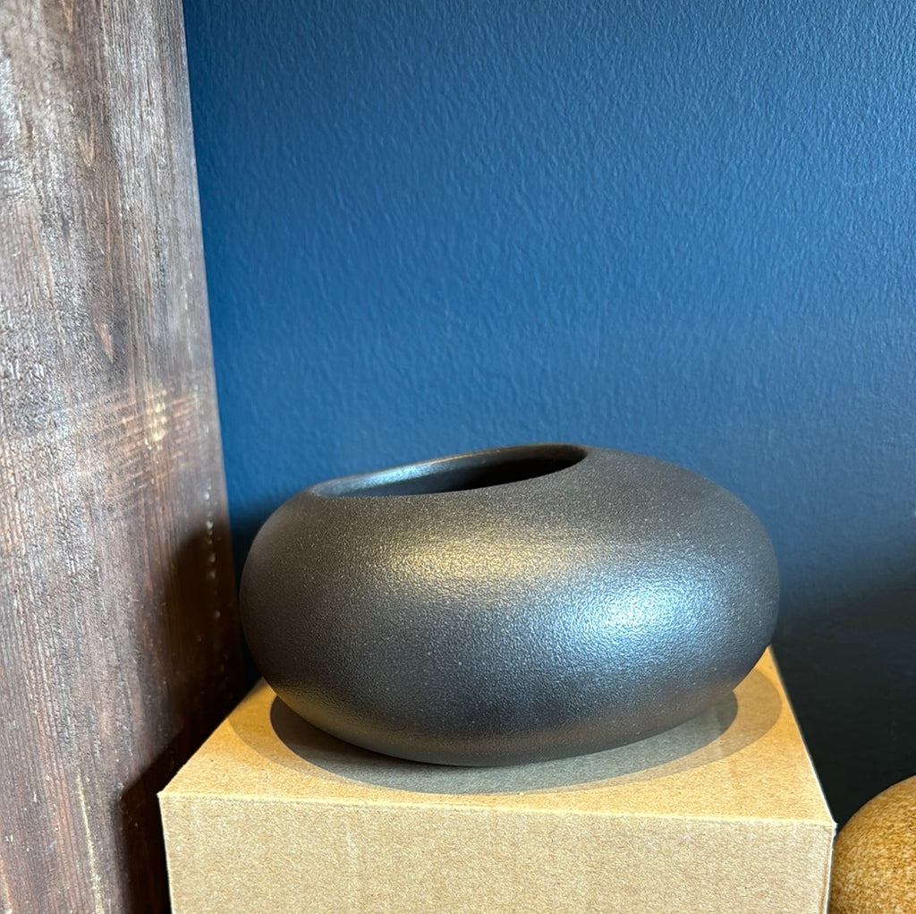 Vase - Handmade Ikebana Japanese, Black