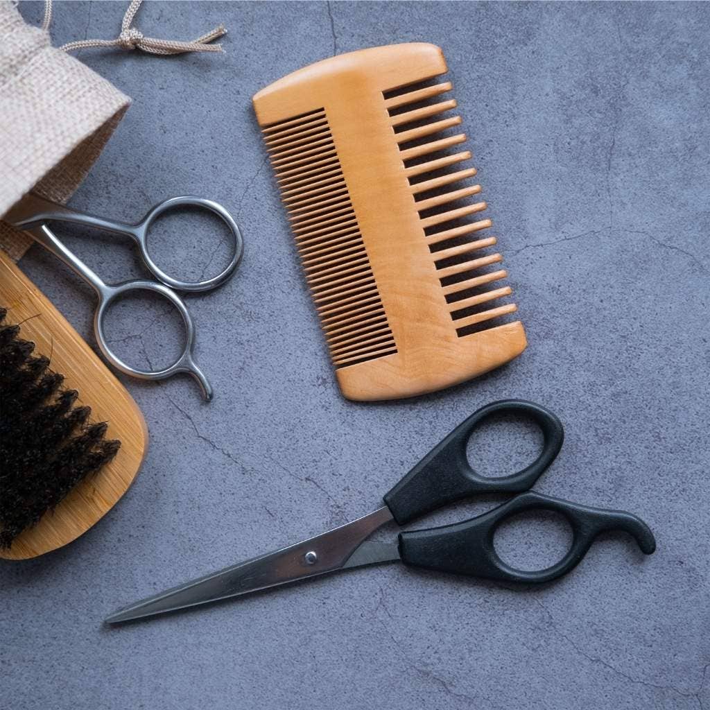 Beard Comb | Wooden Beard Grooming Comb For Men (COMB ONLY)