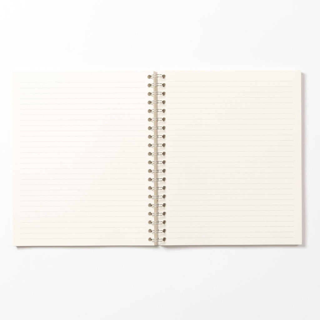 Coffee notes Wirebound Notebook: Grey / Medio