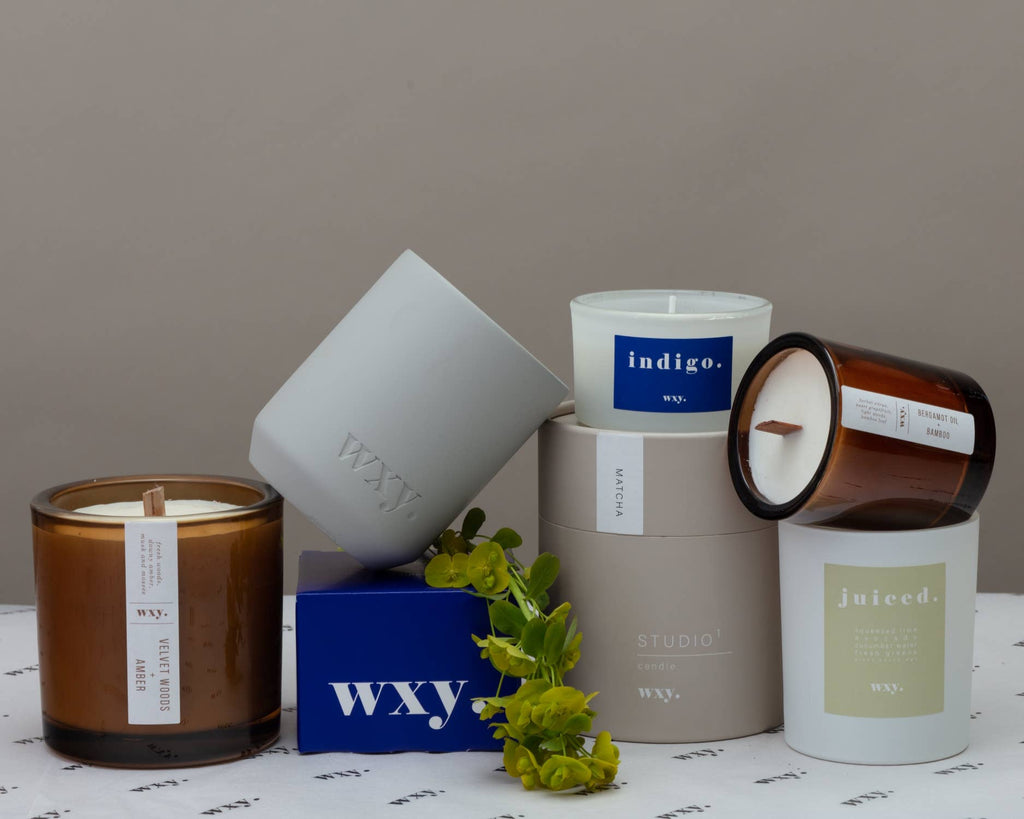 Indigo 7oz Candle - Rosemary + Juniper