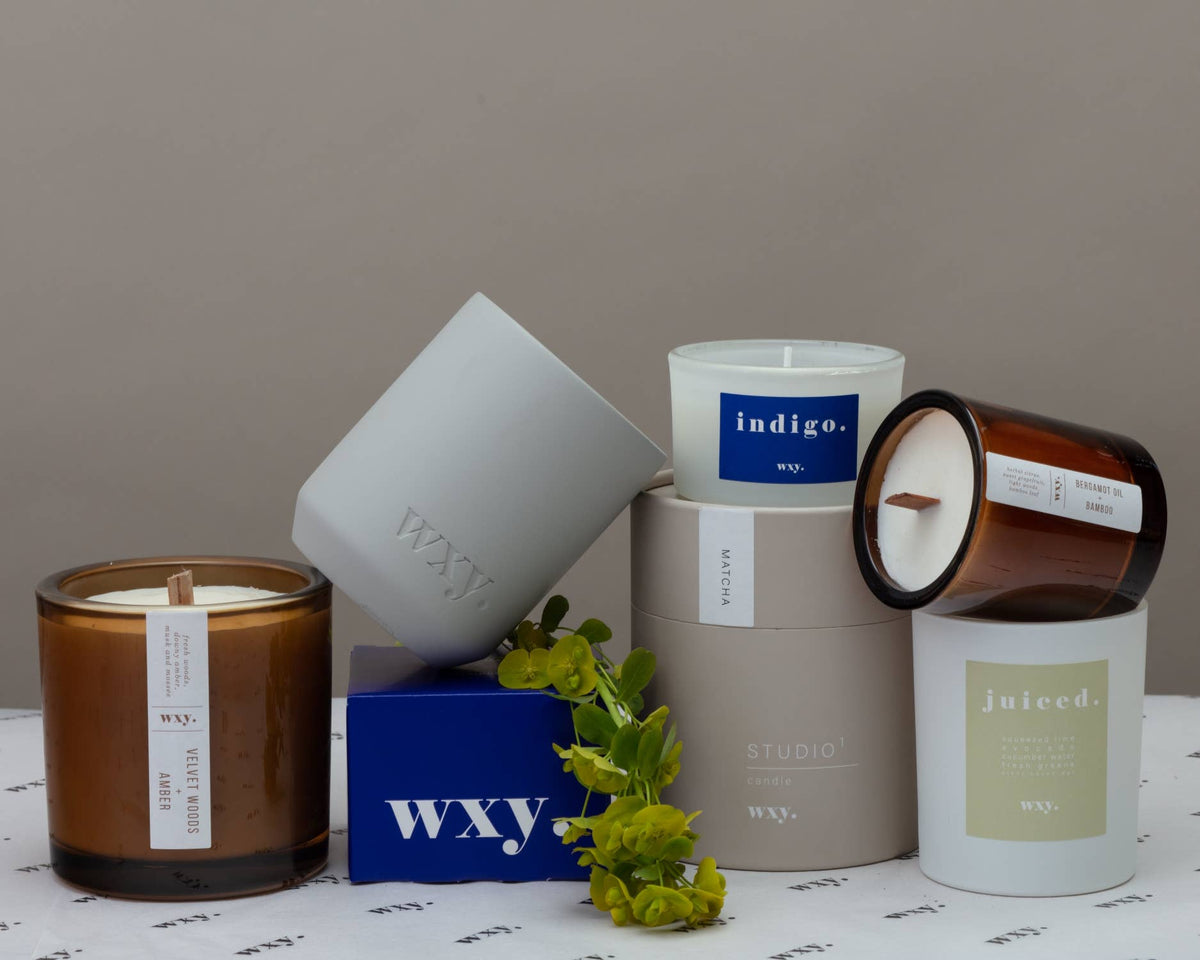Indigo 7oz Candle - Rosemary + Juniper