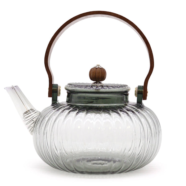 Teapot - Charcoal Ribbed Pearl - 950ml