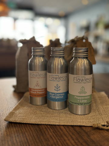 Natural & Vegan Hair and Body Wash Gift Set for Men: 100ml x3