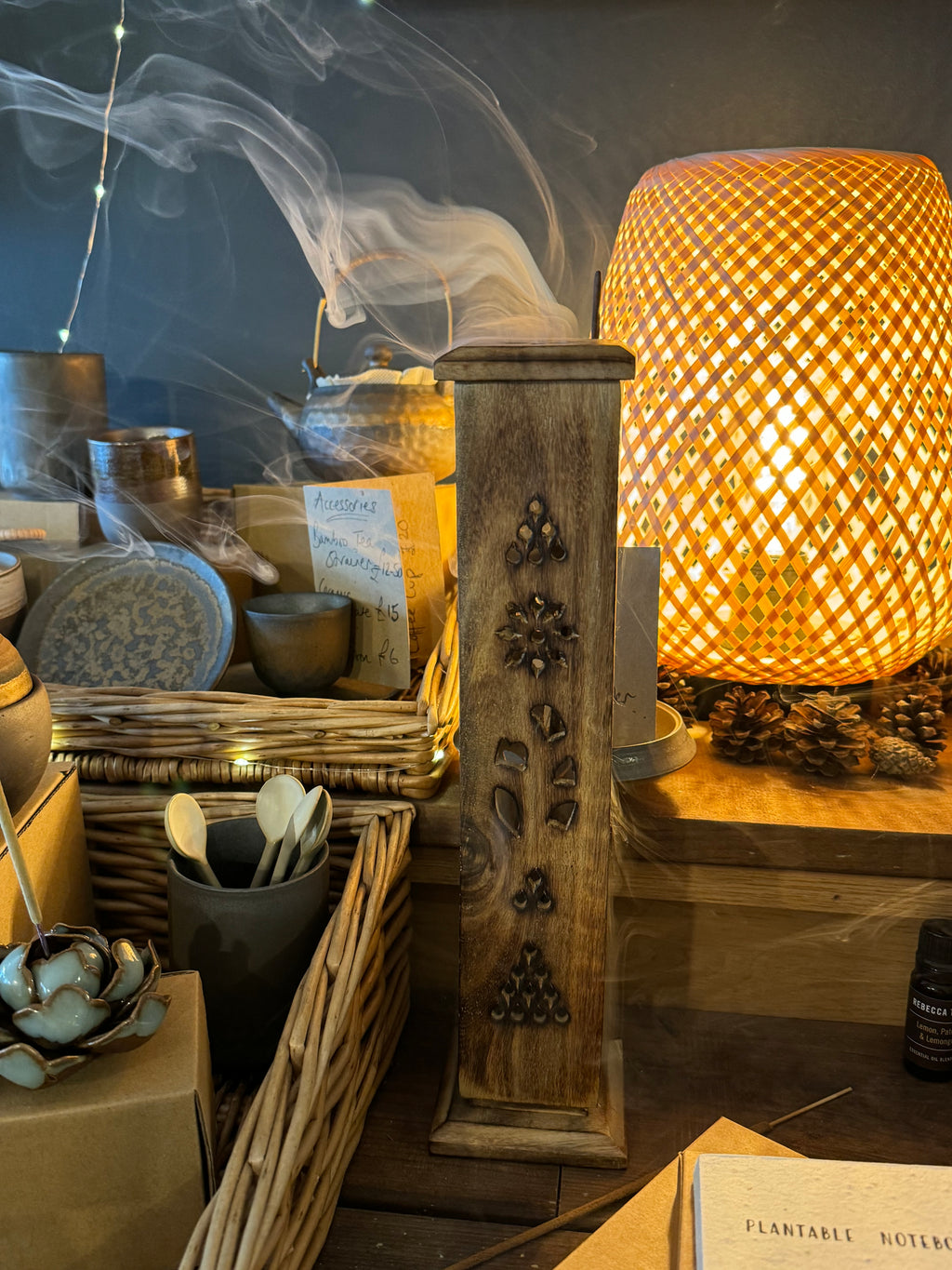 Incense Tower, Wooden Cutout