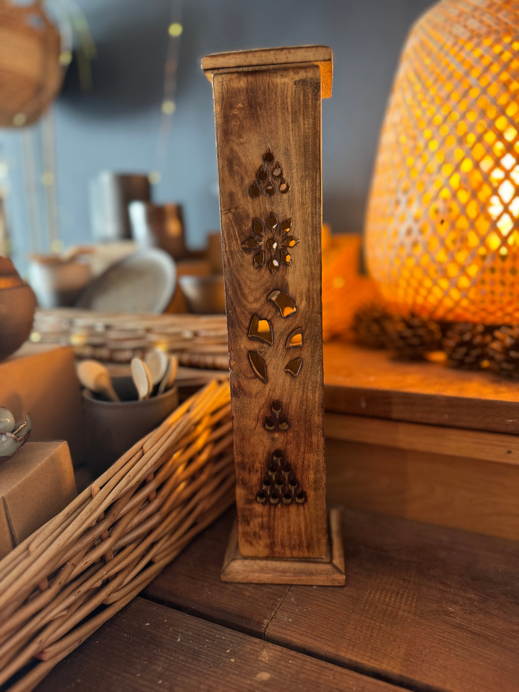 Incense Tower, Wooden Cutout