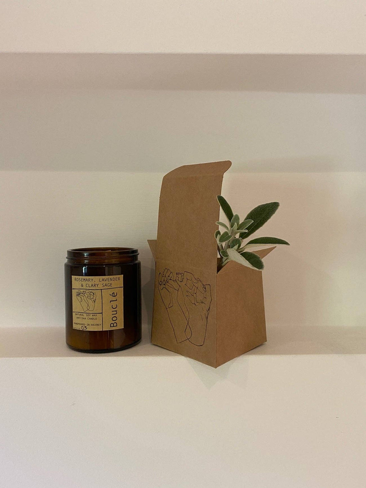 Rosemary, Lavender & Clary Sage Essential Oil Candle