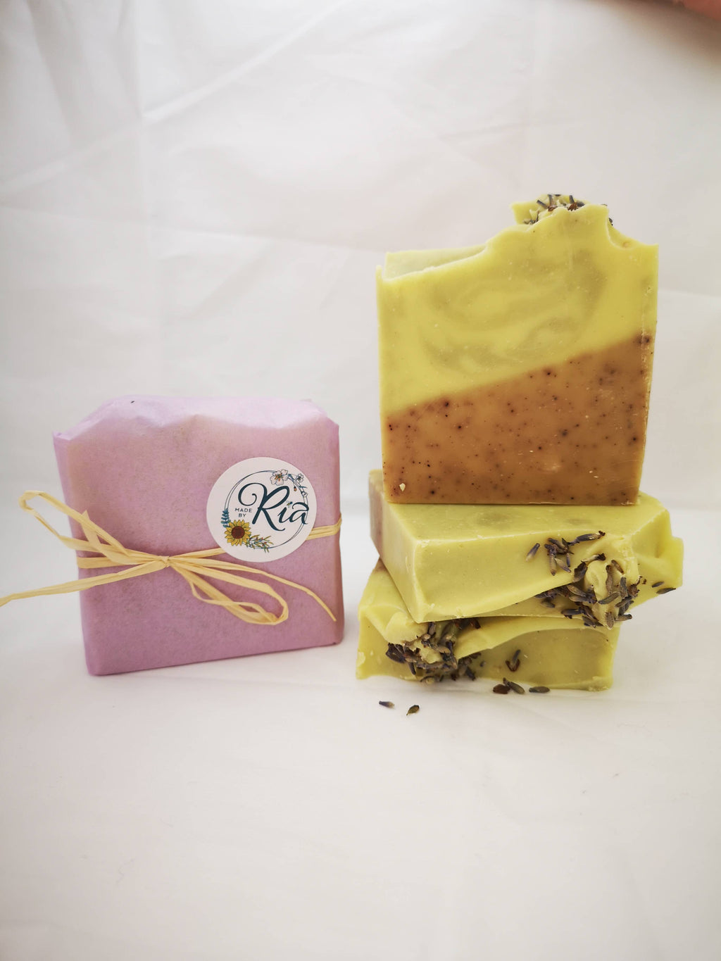 100% Natural Lavender Rosemary Essential Oil soap