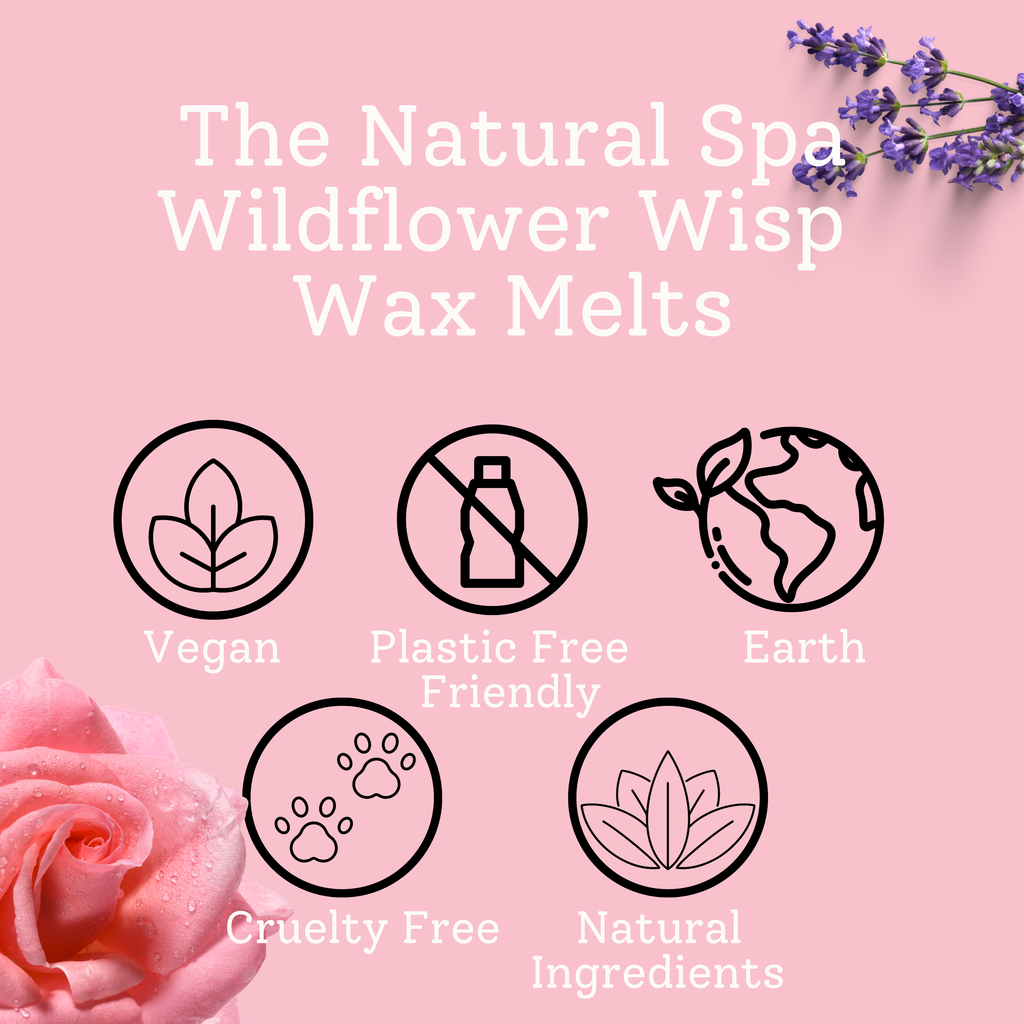 Wax melts - Wildflower Wisp Coconut Wax melts - Pack of 3 Essential Oil
