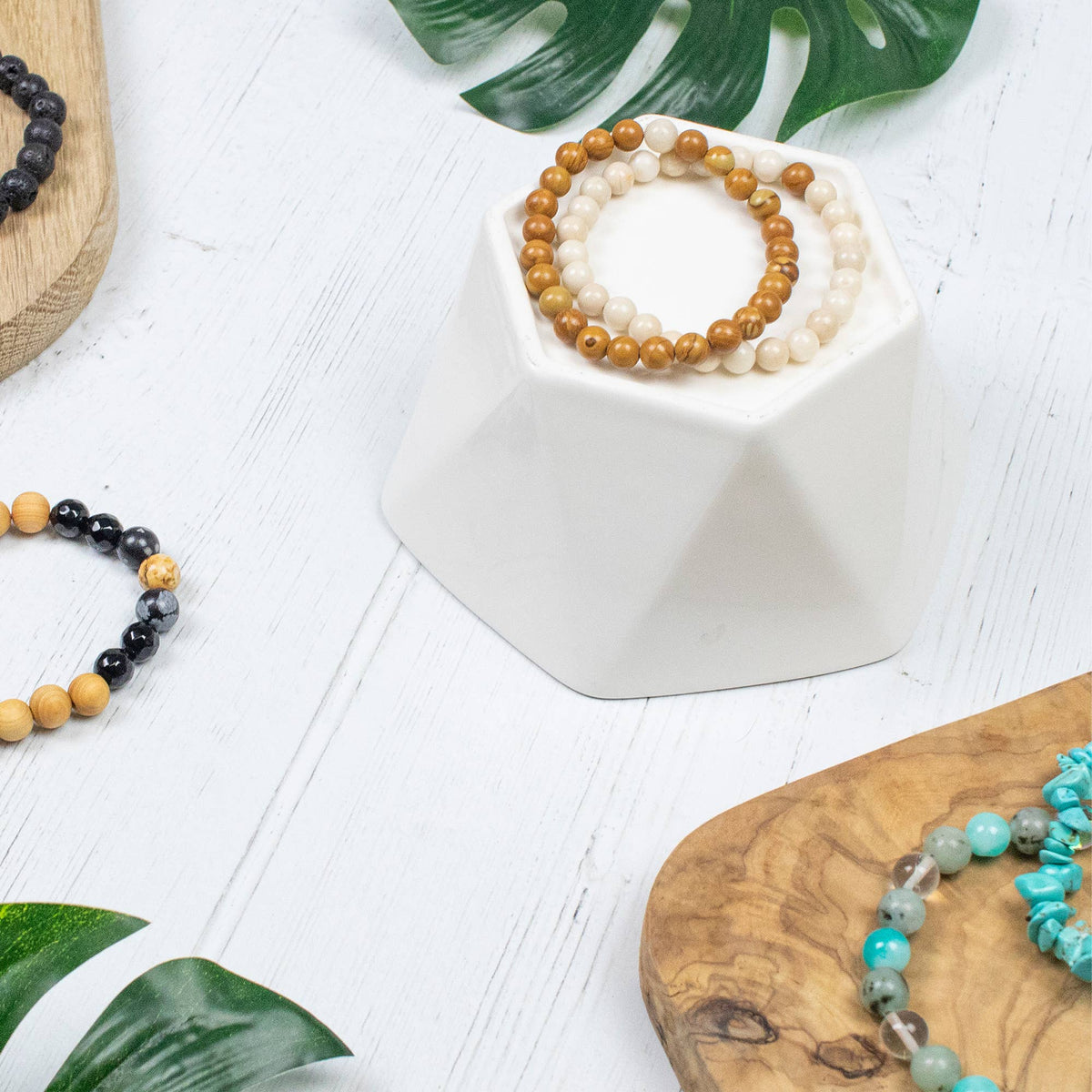 Bead, Stone & Crystal Bracelets: Focus