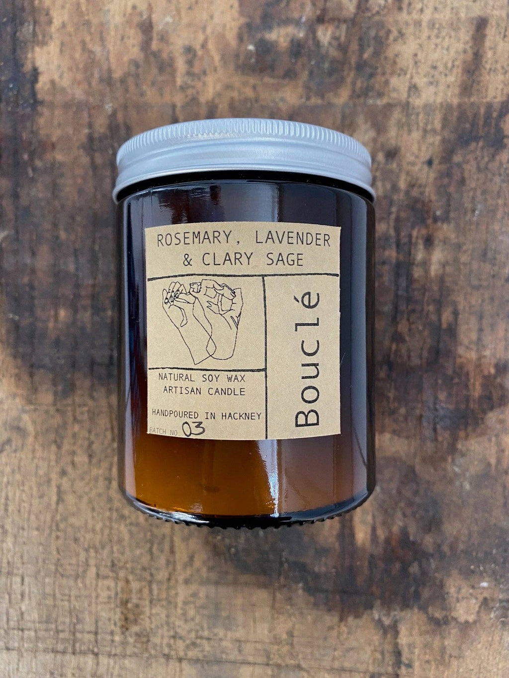 Rosemary, Lavender & Clary Sage Essential Oil Candle