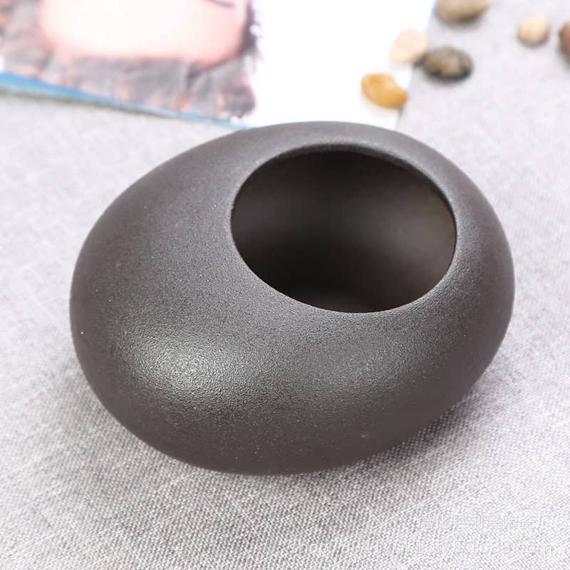 Vase - Handmade Ikebana Japanese, Black