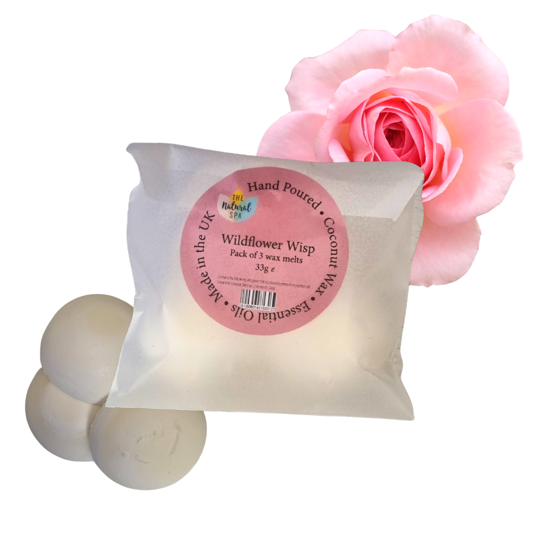 Wax melts - Wildflower Wisp Coconut Wax melts - Pack of 3 Essential Oil