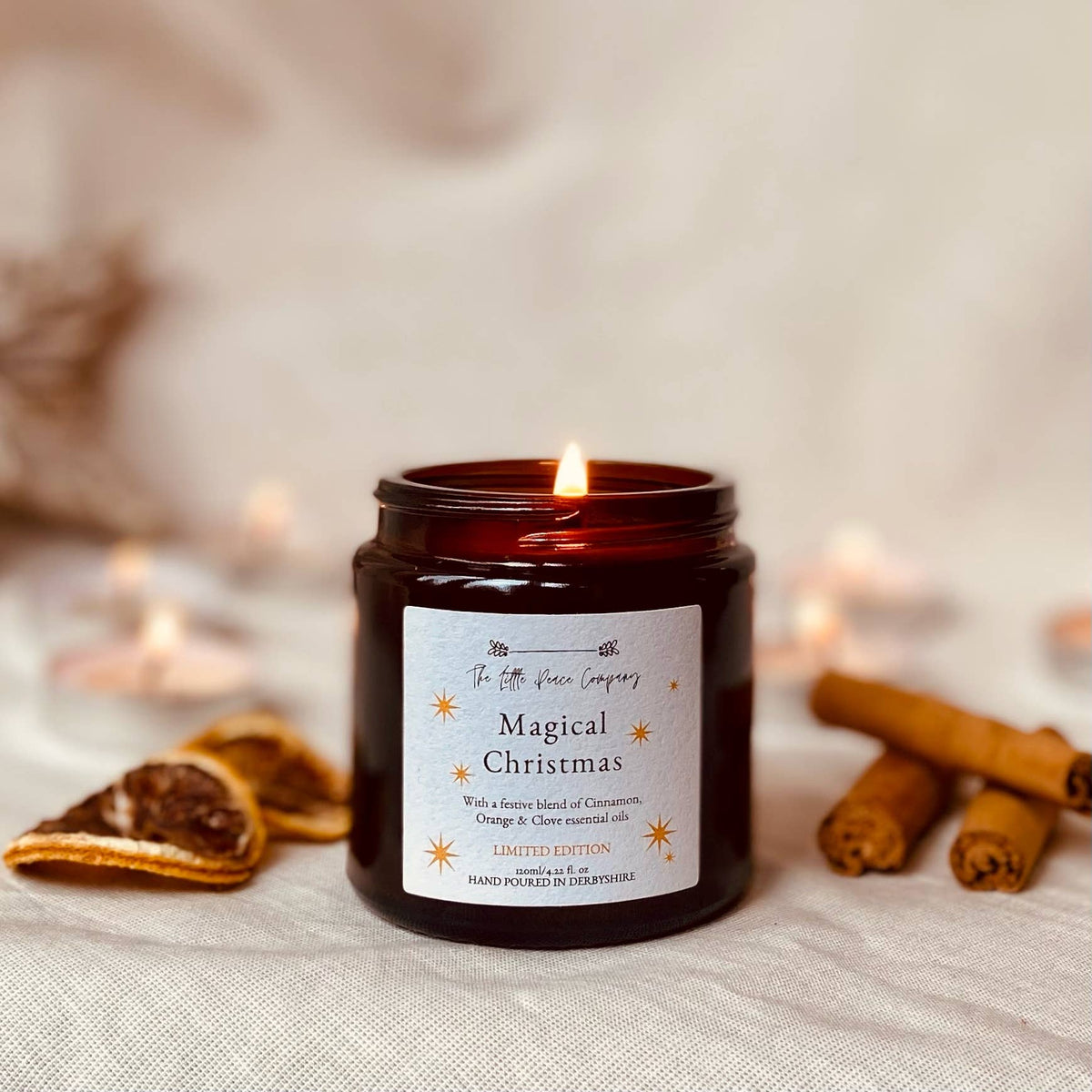 Festive 'Magical Christmas' Soy Wax Candle 120ml