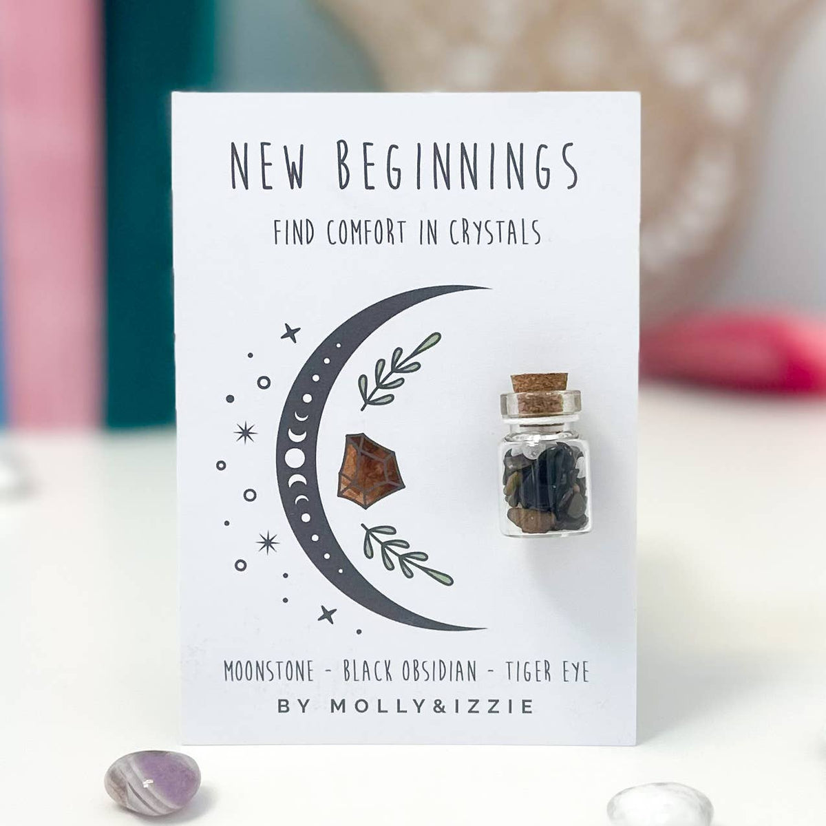 Jar Of Crystals - New Beginnings