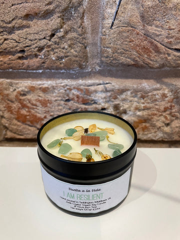 I Am Resilient - Jade Crystal and Jasmine Candle