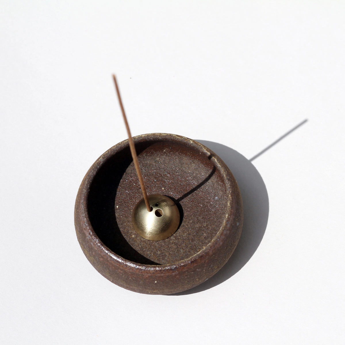 Wabi Sabi Mud Clay Incense Bowl