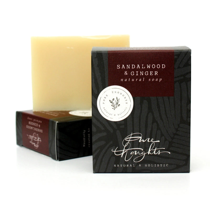 Sandalwood & Ginger Natural Mens Soap